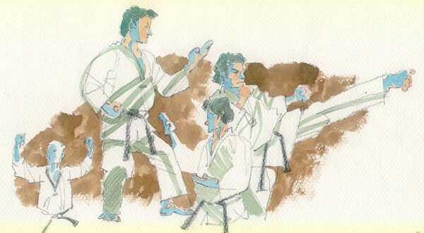 태권도 (그림=고우영 화백) / 뉴스후플러스