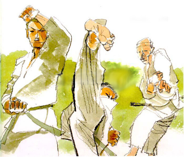 태권도 (그림=고우영 화백) / 뉴스후플러스