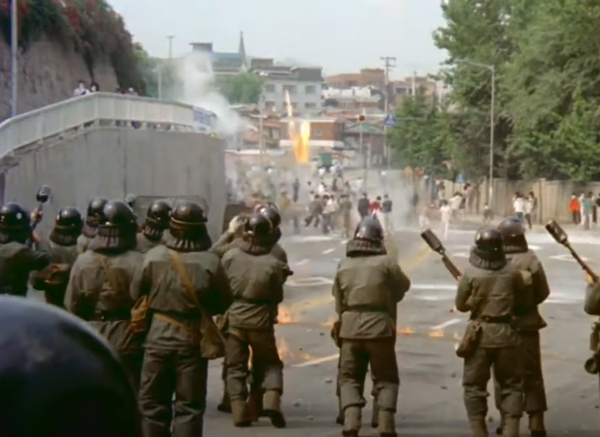 대학생 거리 투쟁(사진=KTV 아카이브, 유튜브)/뉴스후플러스