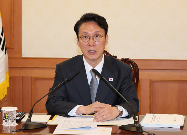 과학기술관계장관회의에서 발언하는 김민석 국무총리(사진=연합뉴스)/뉴스후플러스