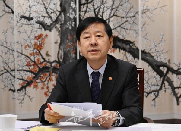 구윤철 부총리 겸 기획재정부 장관이 14일 서울 종로구 정부서울청사에서 시장상황점검회의를 주재하고 있다. (사진=기획재정부)/뉴스후플러스